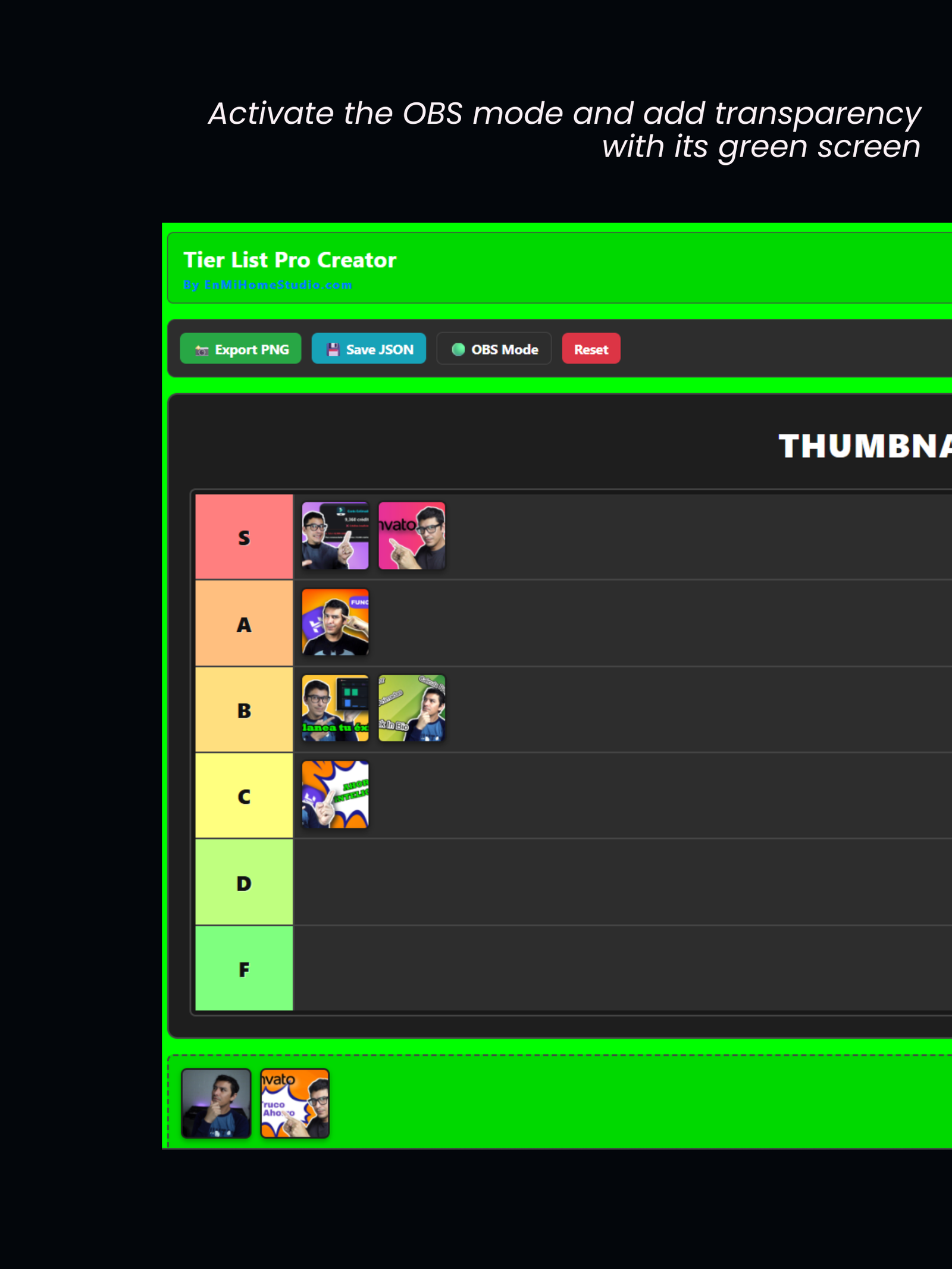 OBS Chroma Key Mode